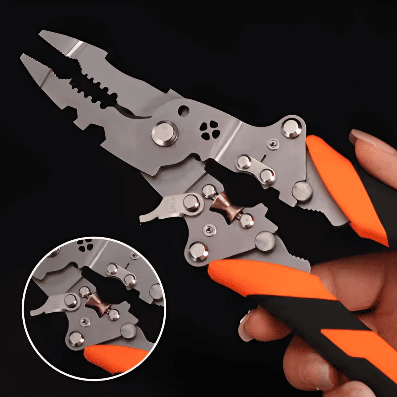 Alicate Dobrável 12 em 1 - Universal e Multifuncional