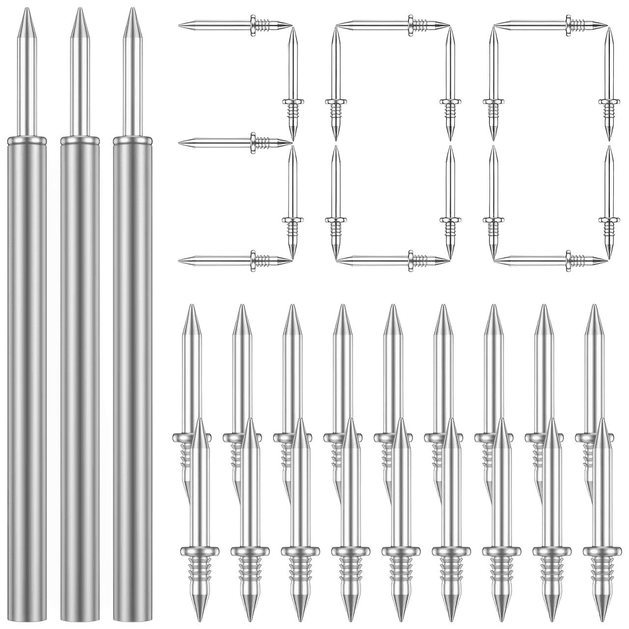 Prego com Duplo Encaixe para Acabamento Sem Marcas