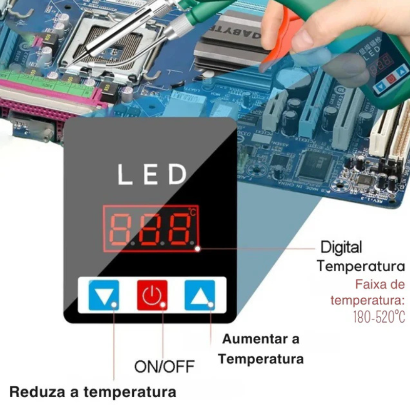 Pistola de Solda Automática
