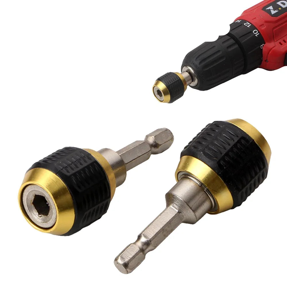 Adaptador de Liberação Rápida + Kit com 5 Ponteiras Magnéticas