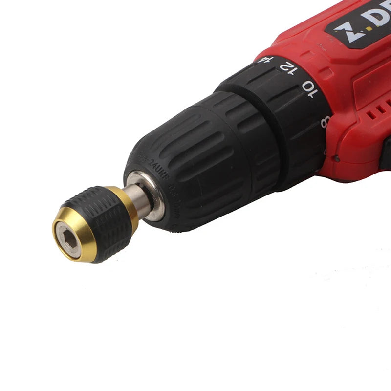 Adaptador de Liberação Rápida + Kit com 5 Ponteiras Magnéticas