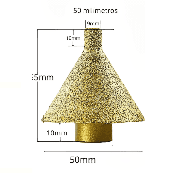 Broca Diamantada para Cerâmica, Porcelanato e Mármore - 1 Unidade