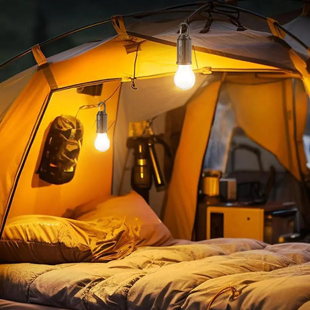 Lâmpada LED Recarregável USB e Solar