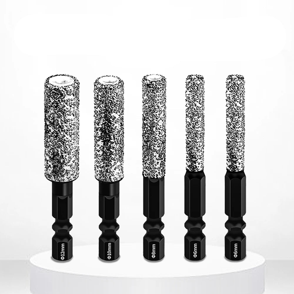 Brocas Diamantadas Multiuso — Kit 5 Unidades