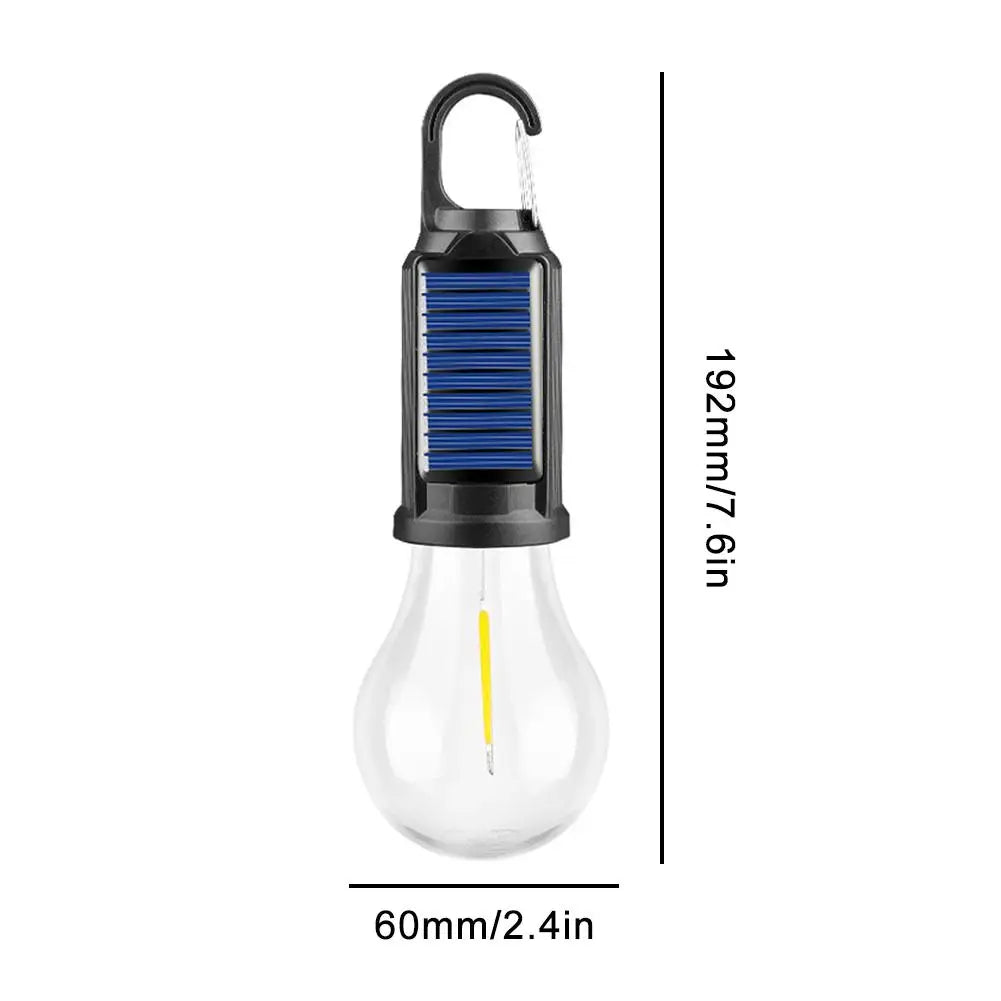 Lâmpada LED Recarregável USB e Solar