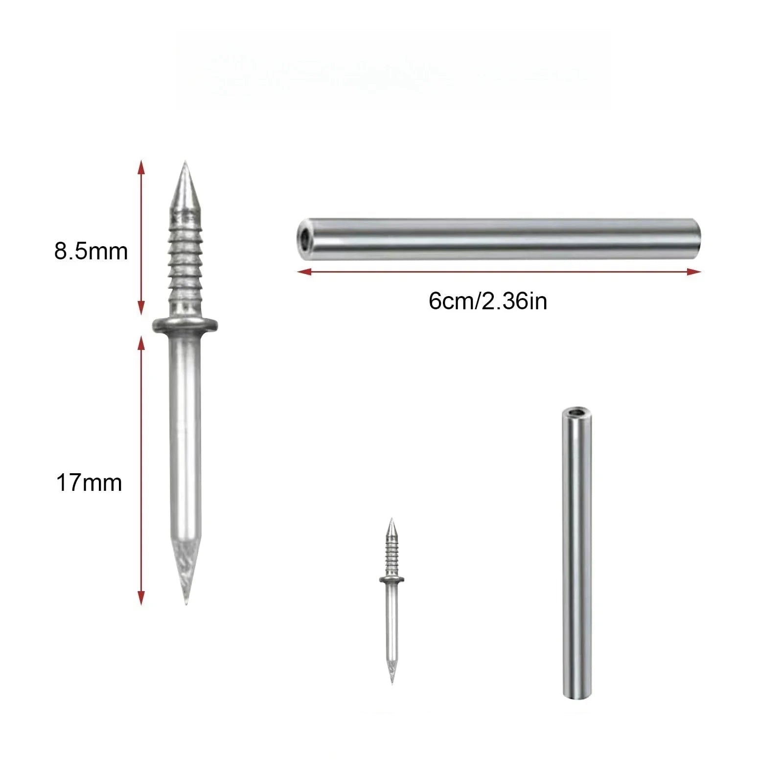 Prego com Duplo Encaixe para Acabamento Sem Marcas