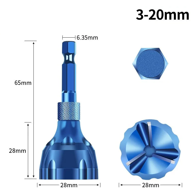 Rebarbador de Chanfro em Carboneto para Roscas Danificadas