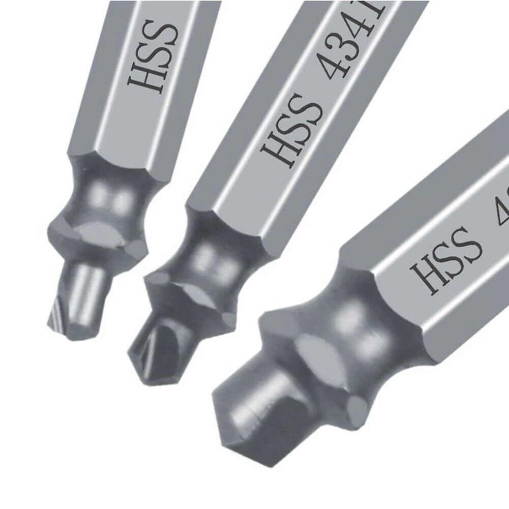 Kit Extrator de Parafusos Quebrados e Espanados – 6 Peças
