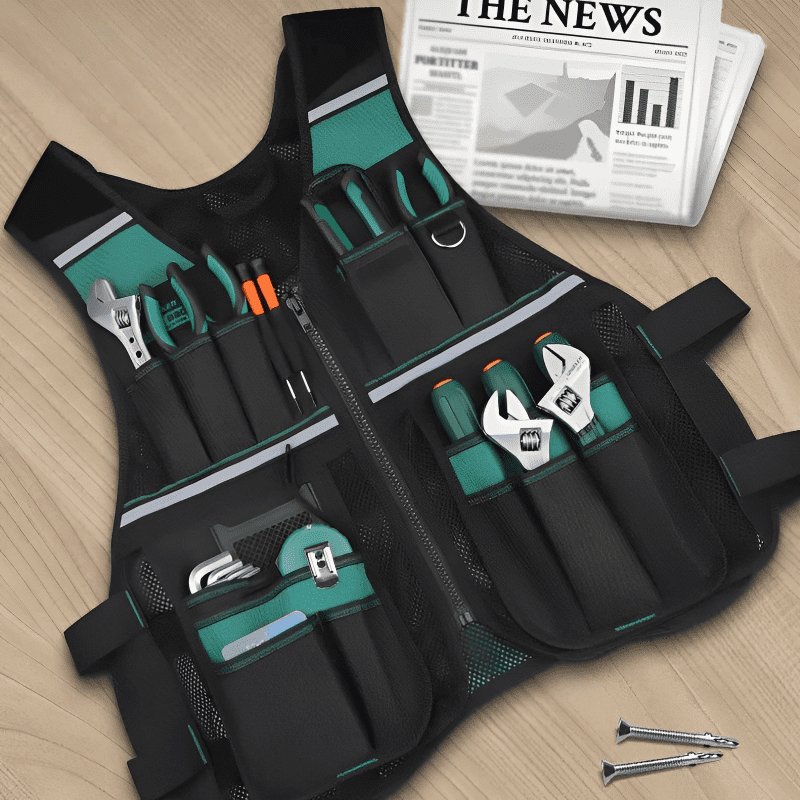 Bolsa de Ferramentas Estilo Colete - Parafuso solto