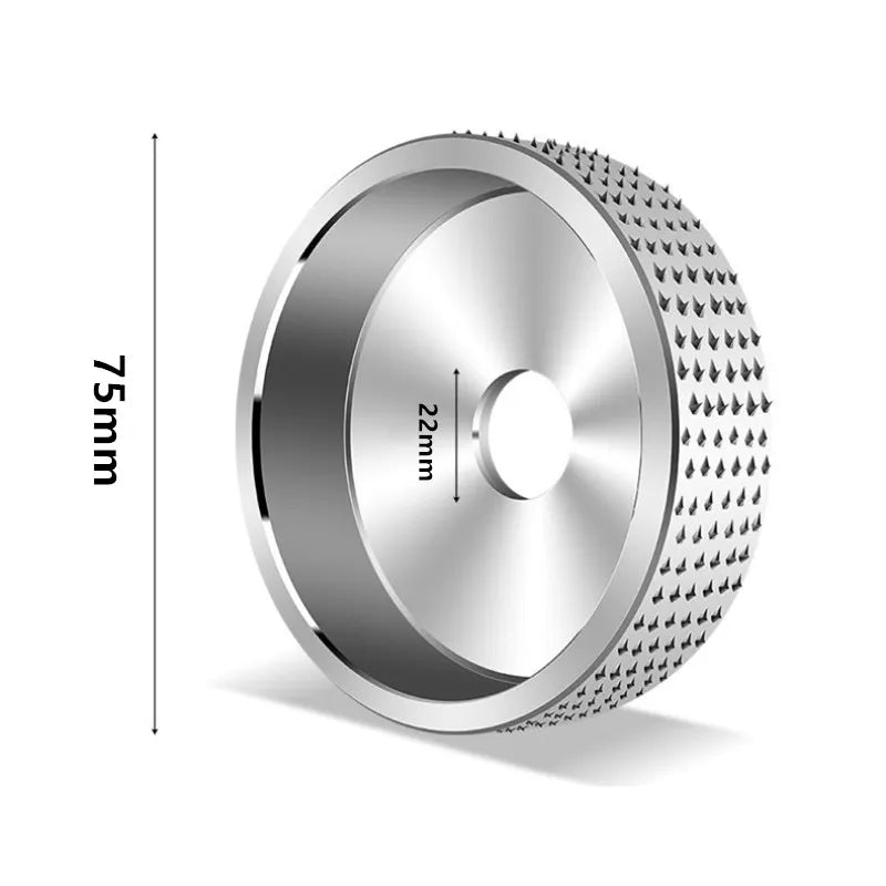 Disco de Lixamento Redondo de Carboneto de Tungstênio para Rebarbadora - Bore 16mm/22mm - Parafuso solto