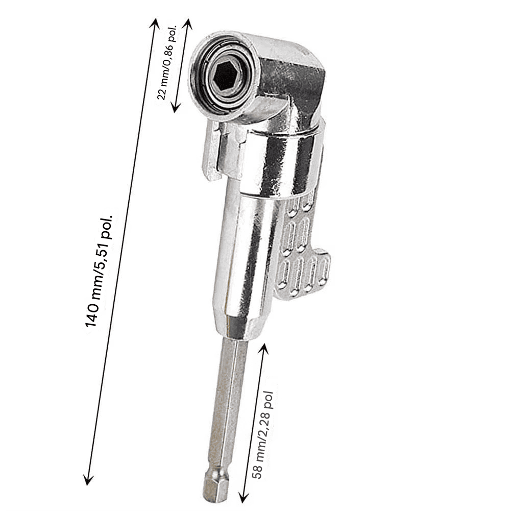 Adaptador de Ângulo Ajustável para Bits