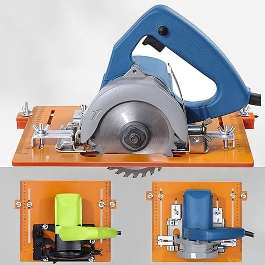 Base de Corte Multifuncional - Para Cortes de 90° e 45°, Estabilidade e Ajuste Preciso
