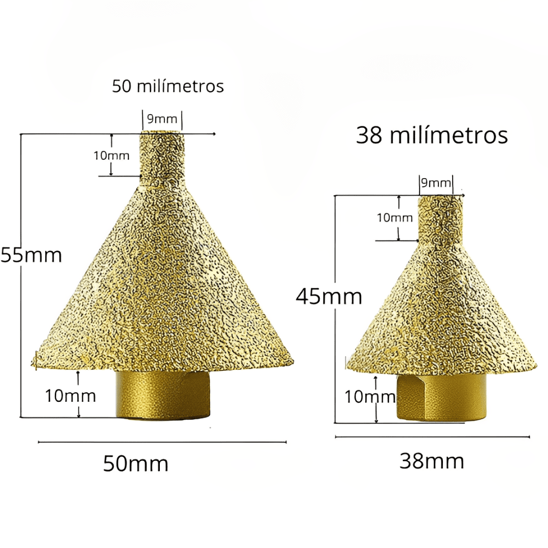 Broca Diamantada para Cerâmica, Porcelanato e Mármore - 1 Unidade