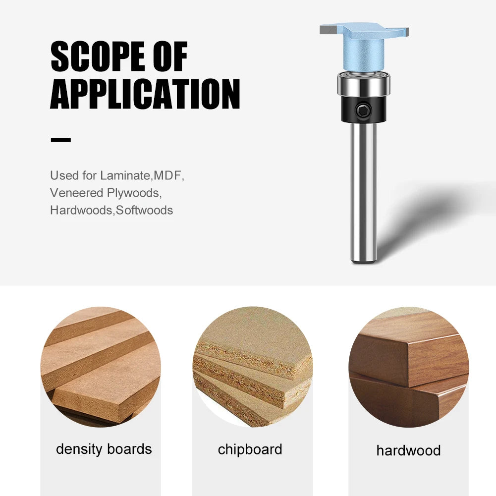 Fresa T-Slot 6,35mm (1/4”) para Tupia – Corte Profissional em Madeira e MDF