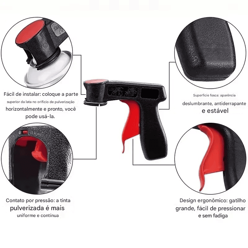 Gatilho Pulverizador Manual para Lata de Spray