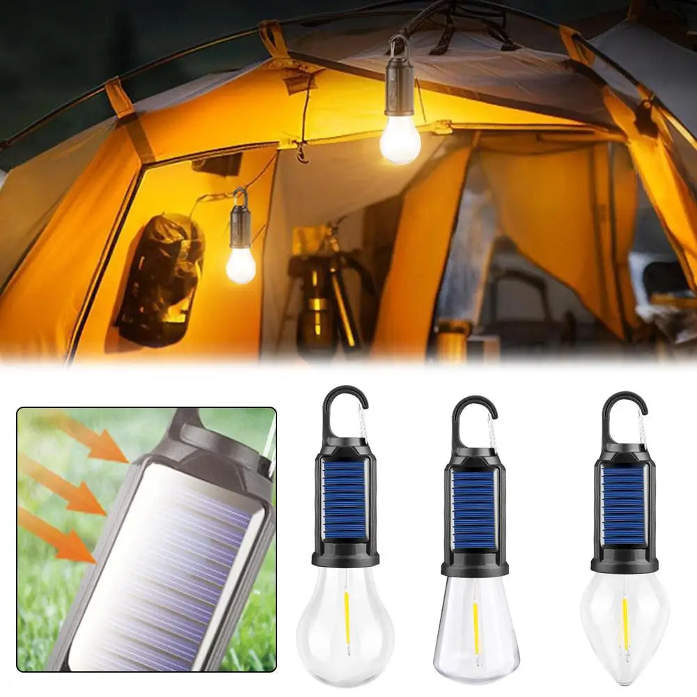 Lâmpada LED Recarregável USB e Solar