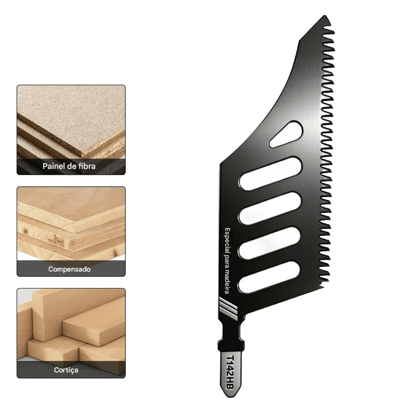 Lâmina de Corte Curvo para Serra Tico-Tico (Estendida)