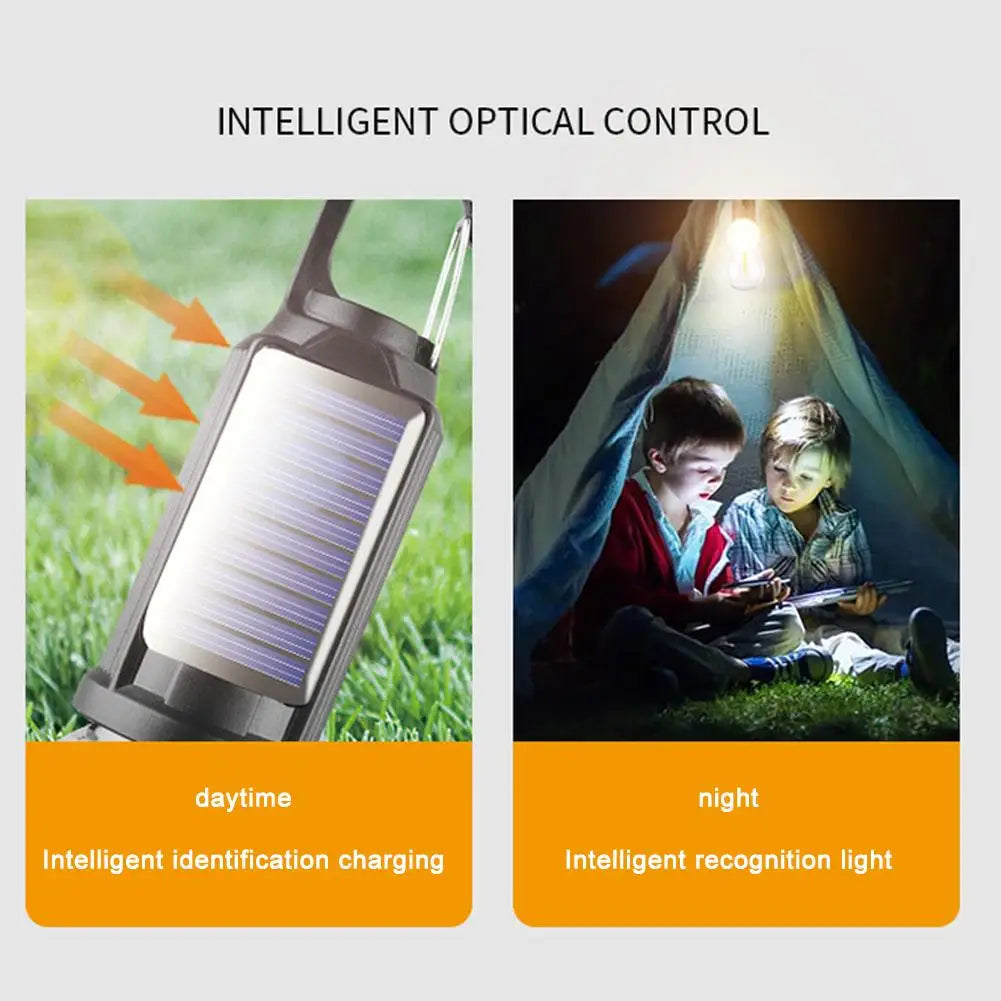 Lâmpada LED Recarregável USB e Solar