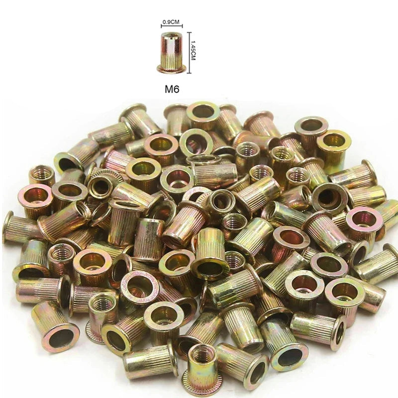 Porca Rebitável Galvanizada em Aço Carbono