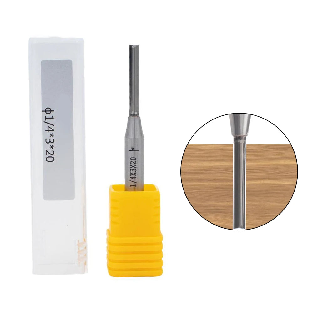 Fresa de Corte Reto 3mm para Madeira e MDF