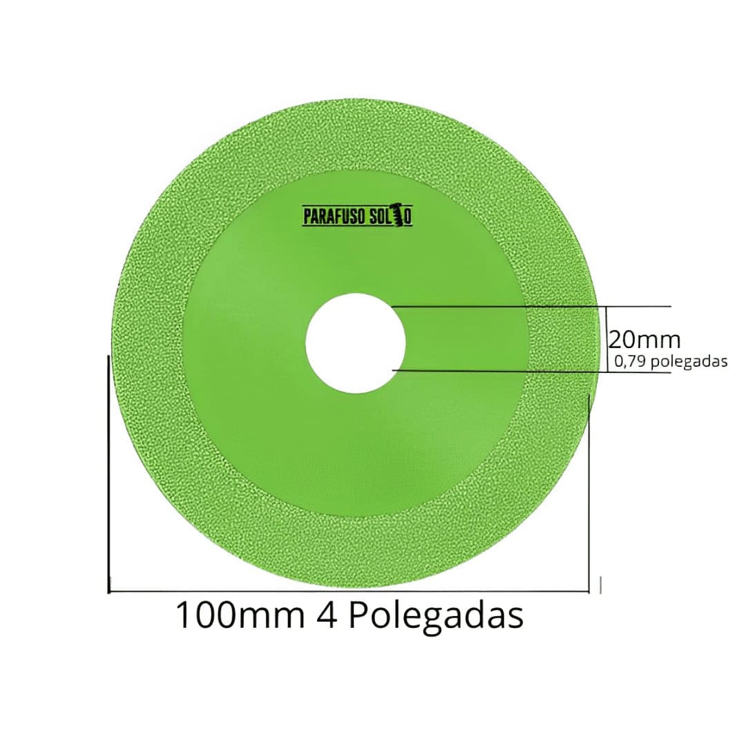 Disco Diamantado Multiuso: Para Vidro, Cerâmica, Porcelanato, Mármore e Granito